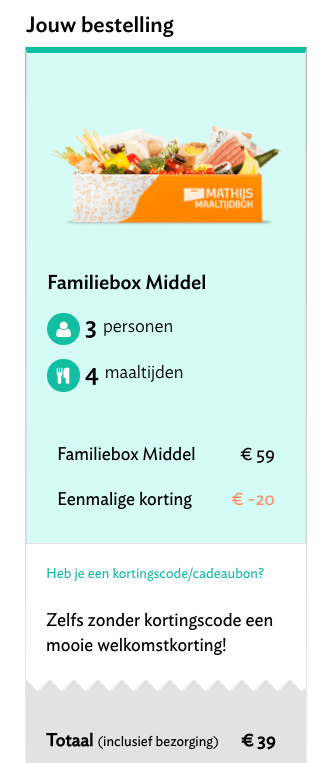gebruik de mathijs maaltijdbox kortingscode