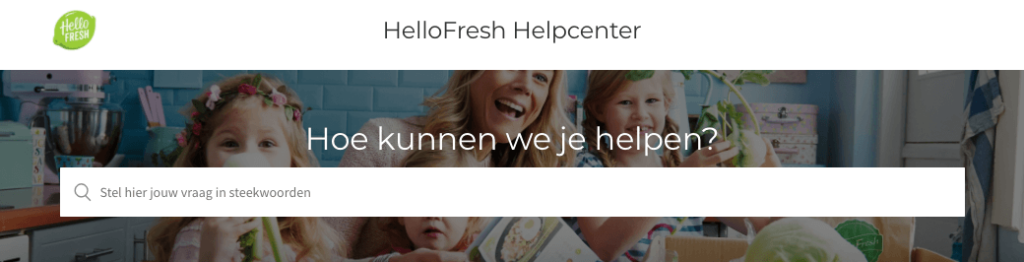 review hellofresh klantenservice - helpcenter