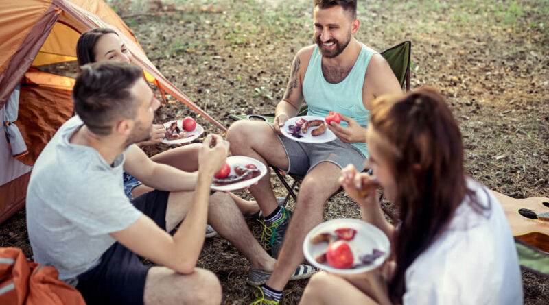 koken op vakantie met maaltijdbox camping