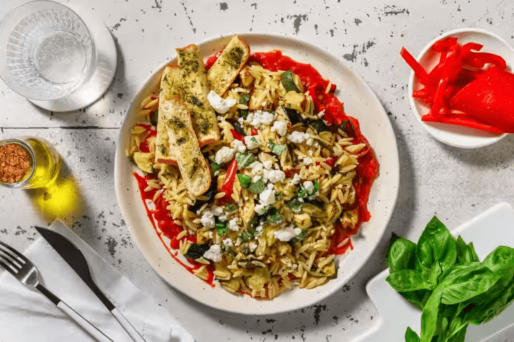 hellofresh maaltijdbox gerechten met Ratatouille